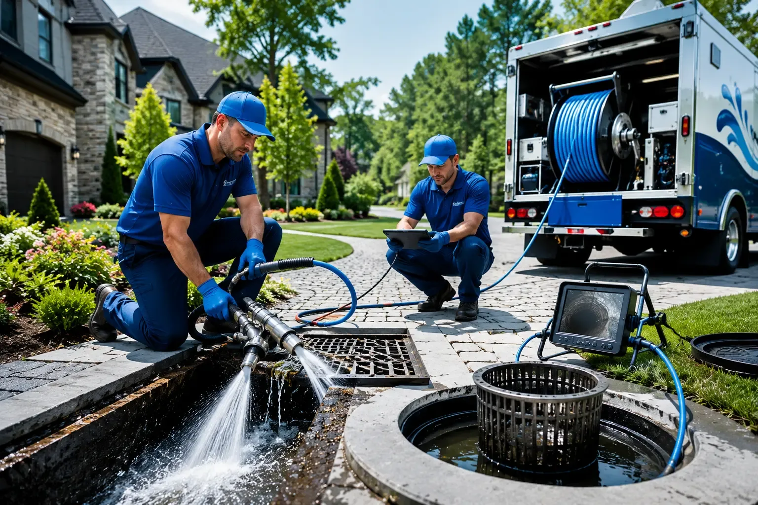 Local outdoor drain cleaning professionals in Clayton, MO
