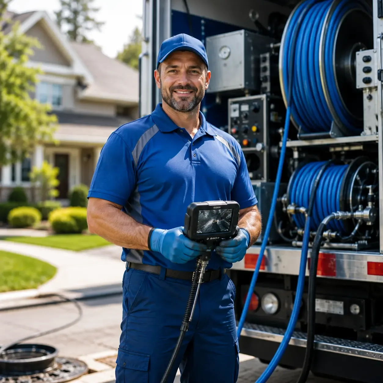Local outdoor drain cleaning specialists in Clayton, MO